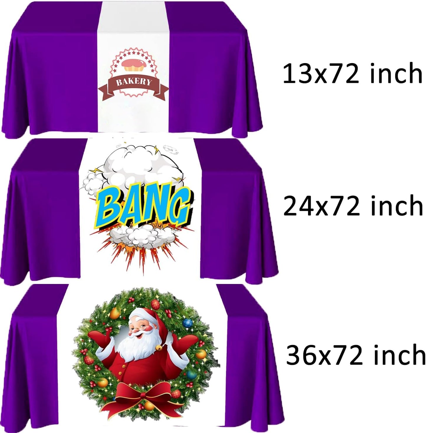 XINYIMAI Custom Table Runner - Personalize with Your Logo or Text | Perfect for Weddings, Parties, and Events
