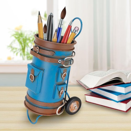 Roykaw Golf Pen Holder for Men Women,Unique Retro Style Iron Craft, and Golf Office Decor for Golfers/Father/Husband/Boyfriend