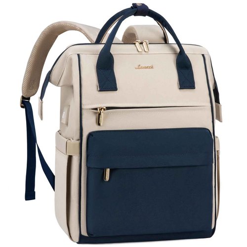 LOVEVOOK Laptop Backpack for Women,17 Inch Work Teacher Nurse Bag,Business Computer Backpack Purse with USB Port,Stylish Casual Daypack for Travel