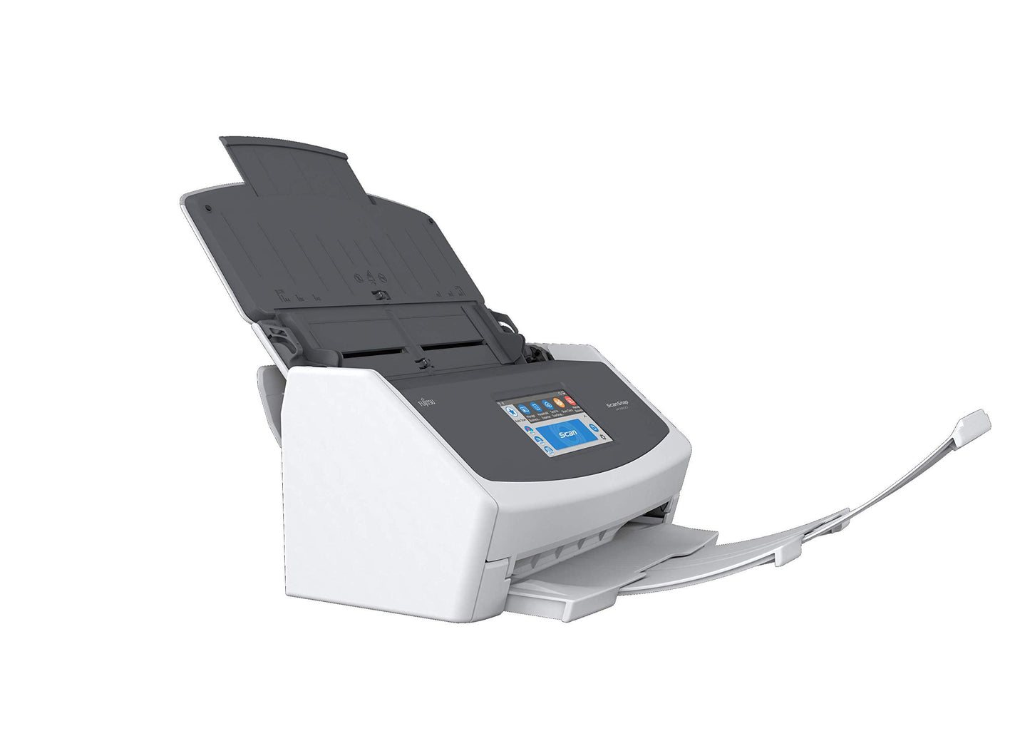 ScanSnap Fujitsu iX1500 Color Duplex Document Scanner with Touch Screen for Mac or PC, White (2018 Release)