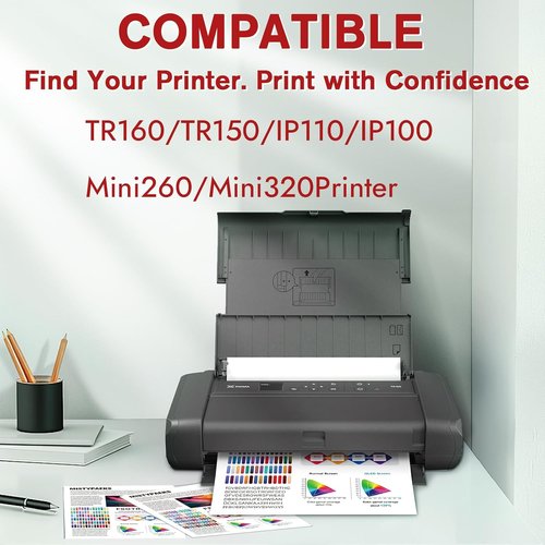 Canon PGI-35 CLI-36 Ink Cartridges Value Pack - 12 Pack Replacement for Pixma TR150, TR160, iP110, iP100, MINI260, MINI320 (8 Black, 4 Color)