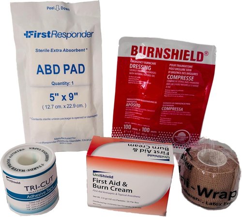 Class A Metal First Aid Cabinet by [Brand Name] - Wall Mountable with Tablets | 4SA-T Refills Available
