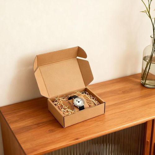 Shipping Boxes Set of 15 - 7x5x2 Inch Brown Cardboard Mailers for Small Business Packaging | Gift Wrapping