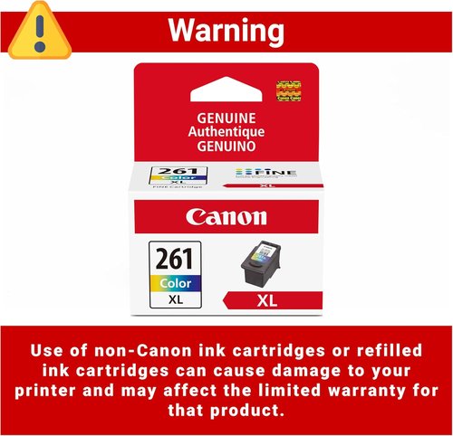 Canon CL-261 XL Genuine Color Ink Cartridge - Compatible with TS5320, TR7020 | High-Quality Prints