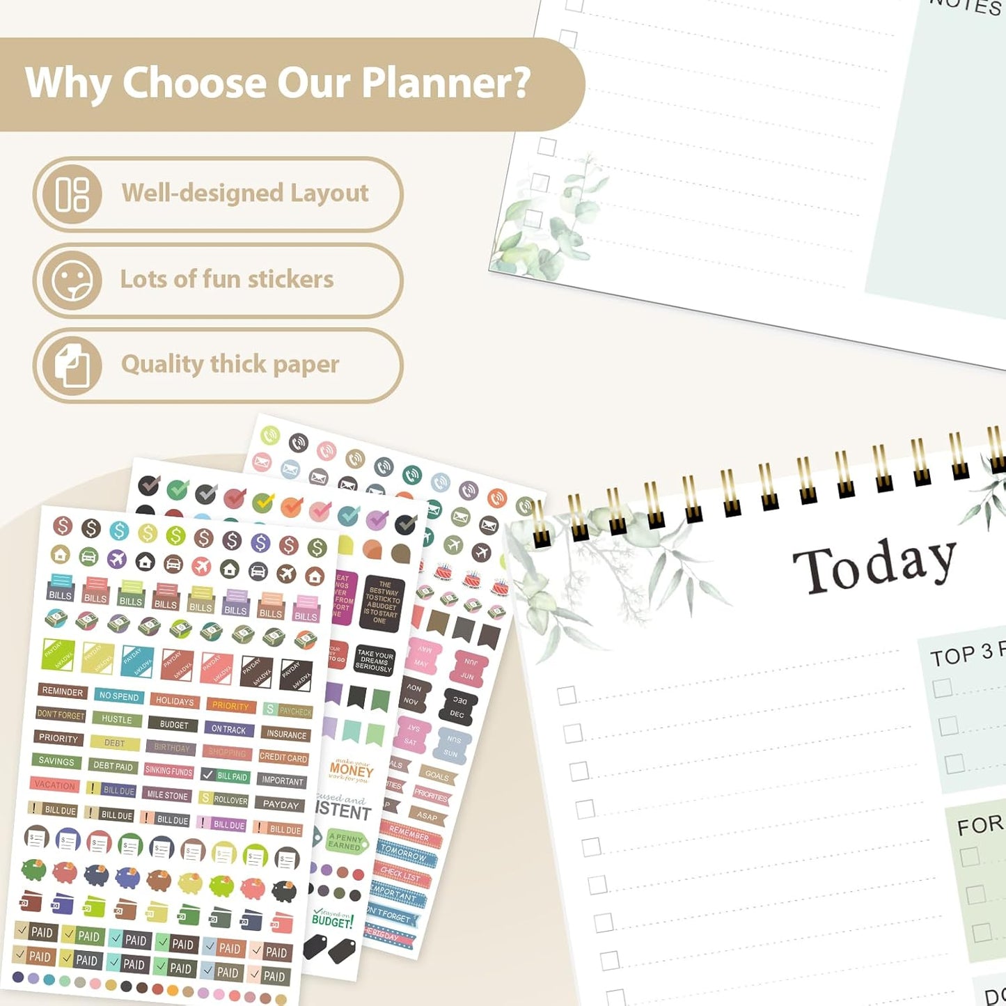 Weekly To-Do List Notepad by [Brand Name] - Undated Planner with 52 Sheets (6.5''x8.9'') for Home, School & Work