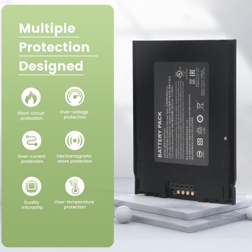 For Zebra TC57 Scanner Battery Replacement: For Zebra TC51 Battery - TC57 TC52 TC56 TC510 TC510K TC520L TC51HC TC57HO TC510K-1PAZU2P-A6 BT-000314 BTRY-TC51-44MA1-01 BTRY-TC51-4A1-01 Model Barcode