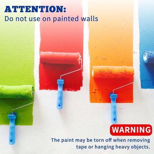Dntemr Double Sided Tape Heavy Duty 2 Rolls 3M 120" x 1.18" Removable Nano Tape for Poster Carpet Picture Hanging Strip Rug Wall - Strong Adhesive Multipurpose Mounting Drafting Clear Tape- 20 Feet