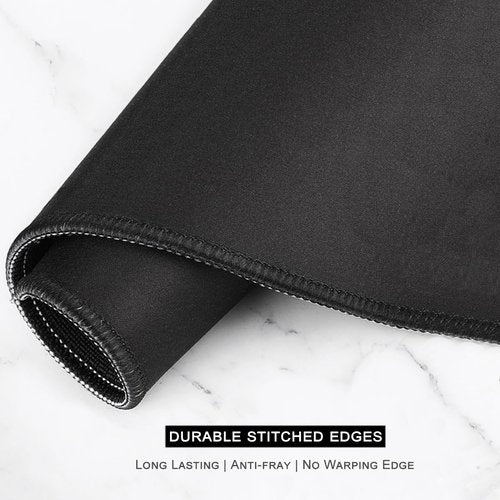 Auhoahsil Desk Mat, Ultra Large Mouse Pad, XXL Gaming Mousepad, Green Tropical Leaves Deskpad, Big Extended Full Size Mouse Pad, Desktop Desk Matt for Keyboard, Laptop & Computer, 35.5 x 15.7 in