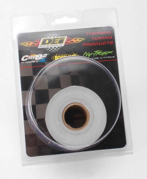 Design Engineering Cool-Tape | Self-Adhesive Heat Reflective Tape, High Temp (up to 400F) | 2" x 30' Roll | 010468 | Flexible Heat Shield for Automotive & Industrial Use