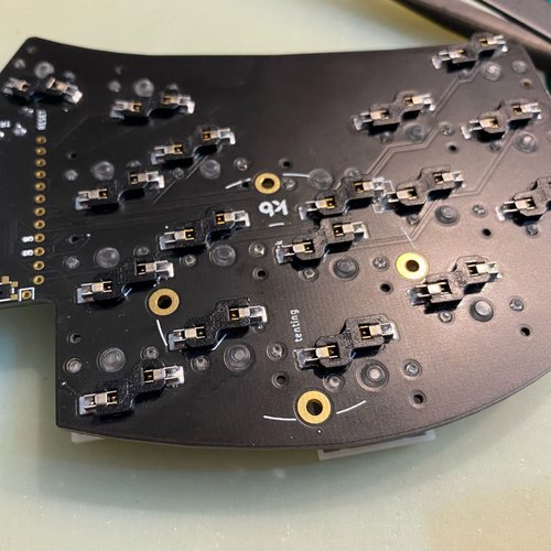 Jesscasday Hot Swap Socket for Kailh 1350 Low Profile Chocolate Switches for Mechanical Keyboard PCB Socket DIY Base Modification