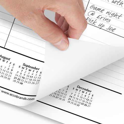 AT-A-GLANCE 2025 Desk Calendar, Desk Pad, 21-3/4" x 17", Large, Ruled Blocks, Monthly (SK250025)