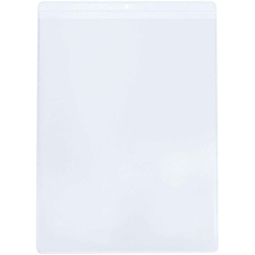 Top Pack Supply Vinyl Envelopes, 8 1/2" x 11", Clear (Pack of 50)
