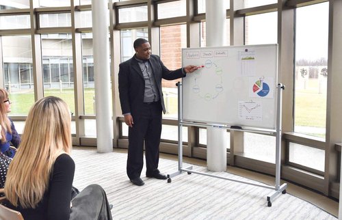Mobile Magnetic Whiteboard 48"W x 36"H Silver Frame