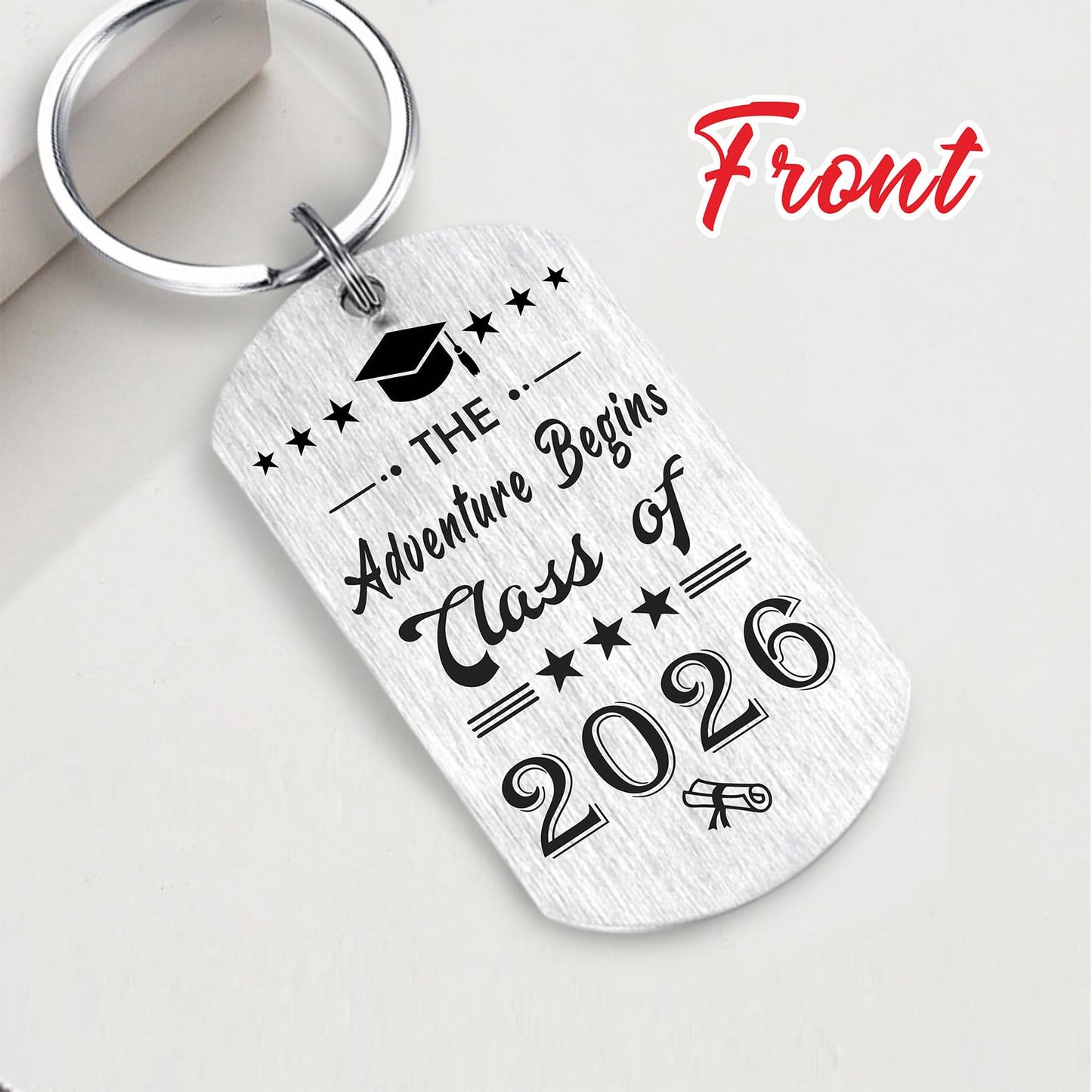 Resdink Graduation Gifts for Class of 2026 - College High School Graduation Keychain for Girls Boys Women Men Him Her Graduate Daughter Son Student
