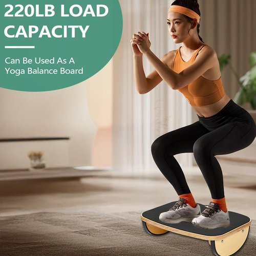 Wood Foot Stools for Under Office Desk,Ergonomic Rocking Footrest with All-Non-Slip Mat,Foot Rest for Under Desk at Work,Feet Support Leg Under Stools Footrest for Home Office Gaming