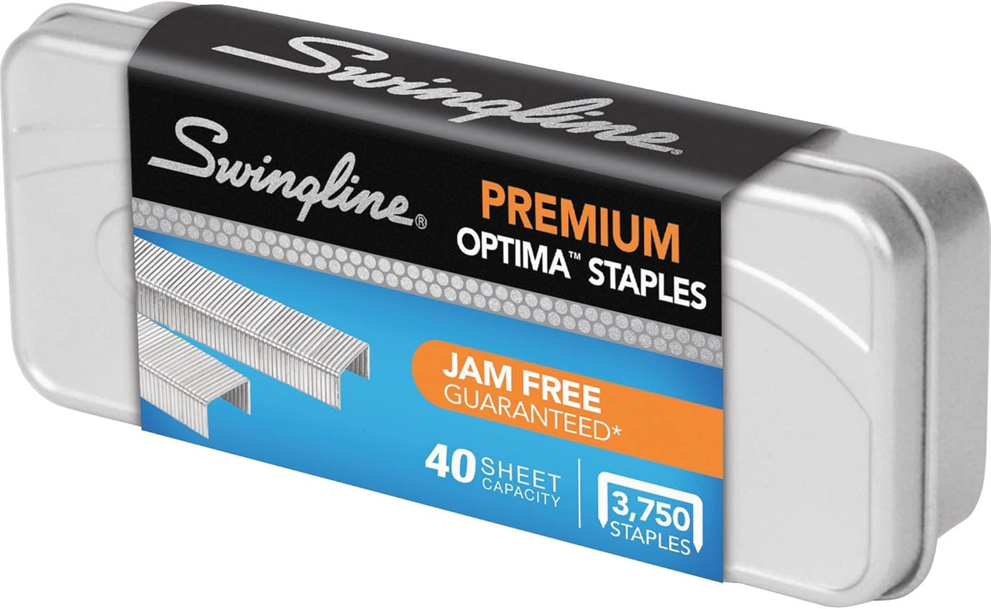 Swingline Premium Staples for Desktop Staplers - Jam-Free, 1/4" Length, 3750 Count (Optima 35556)