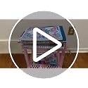 Svartur Pink Adjustable Locker Shelf - Stackable & Space-Saving Organizer for School, Gym & Office Lockers