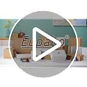 Eupako 4x4x2" Corrugated Box Mailers 50 Pack White Cardboard Small
