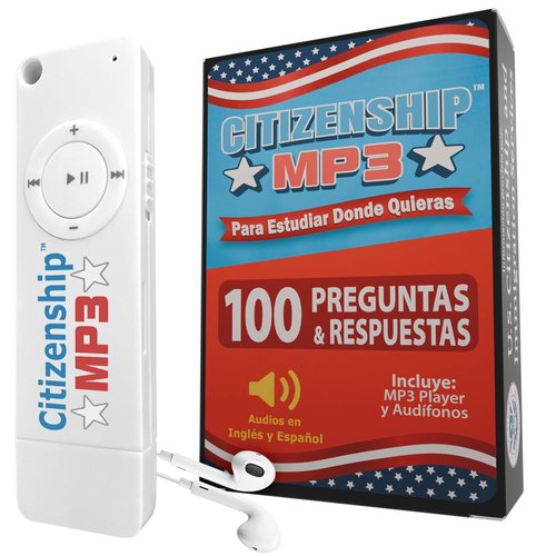 US Citizenship Test Study Guide 2025 Audio. CitizenshipMP3. Ciudadania Americana Spanish and English. USCIS 100 Preguntas y Respuestas Audios en Ingles y Español. Incluye Reproductor.