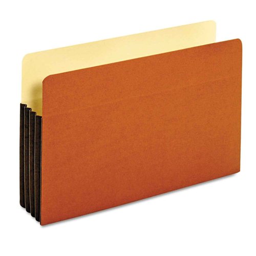 Pendaflex Globe-Weis/Pendaflex File Pockets, 3.5-Inch Expansion, Tyvek Gussets, Legal Size, Brown, 10 Pockets per Pack (64264)
