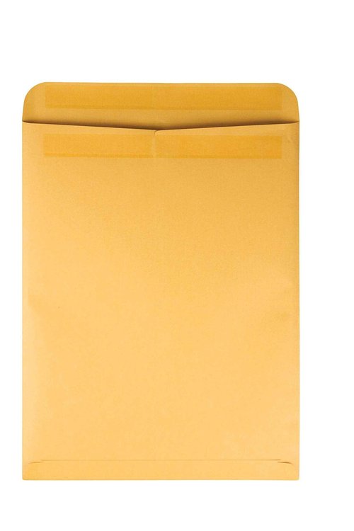 Quality Park Catalog Envelopes, Redi-Seal, Brown Kraft, 12 x 15.5, 100 per Box, (44067)