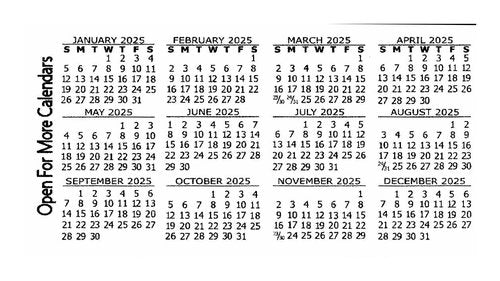Large Print Checkbook Register Financial Log Low Vision with 2025 2026 2027 Calendar (Set of 10)