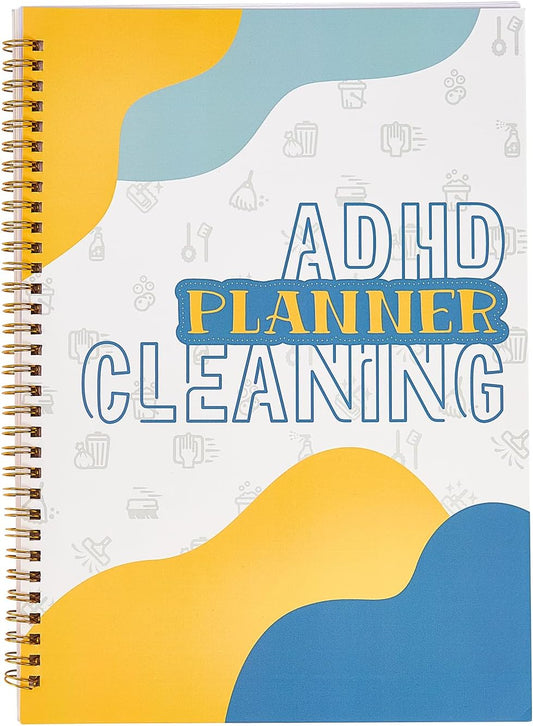 ADHD Cleaning Planner - A4 Weekly & Monthly Schedule | 30 Sheets for Home Organization