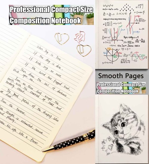 Zegrox A5 Blank Notebook Bulk,48 pack Kraft Cover Blank Sketch Book Pad Travel Journals with Pastel Color Spine for Students Office, 60 Pages, 8.3”x 5.5”