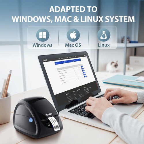 iDPRT Thermal Label Printer SP310 - Label Maker with Auto Label Detection, Support 1"-3.15" Print Width, Windows&Mac, Suitable for Barcode, Address, Filling and Storing for Home, Office&Small Business