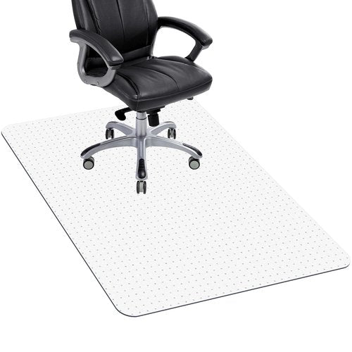 Cybstrax Heavy Duty Office Chair Mat for Carpets, 59" x 32" Computer Desk Chair Mat for Carpeted Floors, Hard Material Carpeted Floor Mats Protector for Home Office