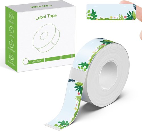 Nelko P21 Label Maker Tape - Genuine 14x40mm Laminated Replacement Labels | 180 Tapes/Roll