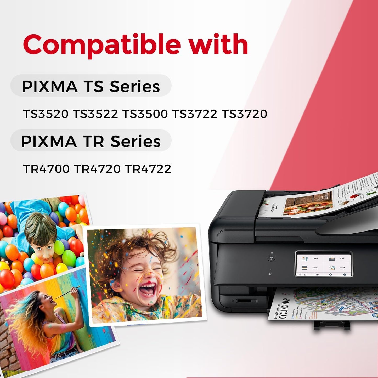 Ubinki Ink Cartridge Replacement - Compatible with Canon 275XL 276XL | Black Color Combo, 2-Pack