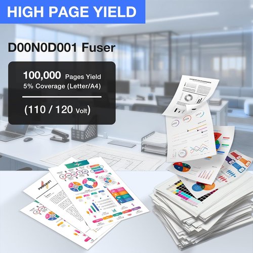 Brother D00N0D001 Fuser Unit Kit - 115V Compatible with MFC-L3770CDW, MFC-L3750CDW, HL-3270CDW, HL-L3290CDW