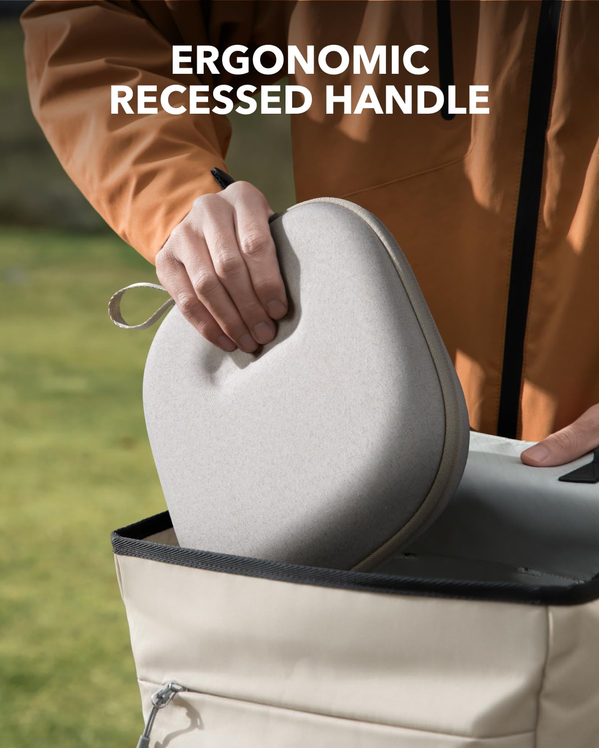 soundcore by Anker, Headphones Case, Compatible with All soundcore Over-Ear Headphones (Stone White)