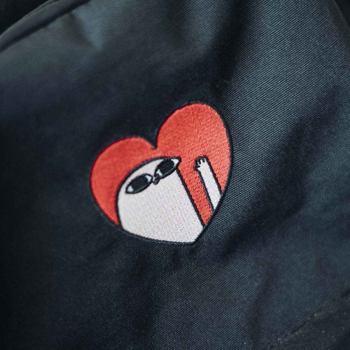 Ketnipz Backpack | 16.1 x 11.8 x 5.5 inches | School Bag | Rucksack | Backpack For School | Cool Gifts | Black Backpack | Ketnipz Bean