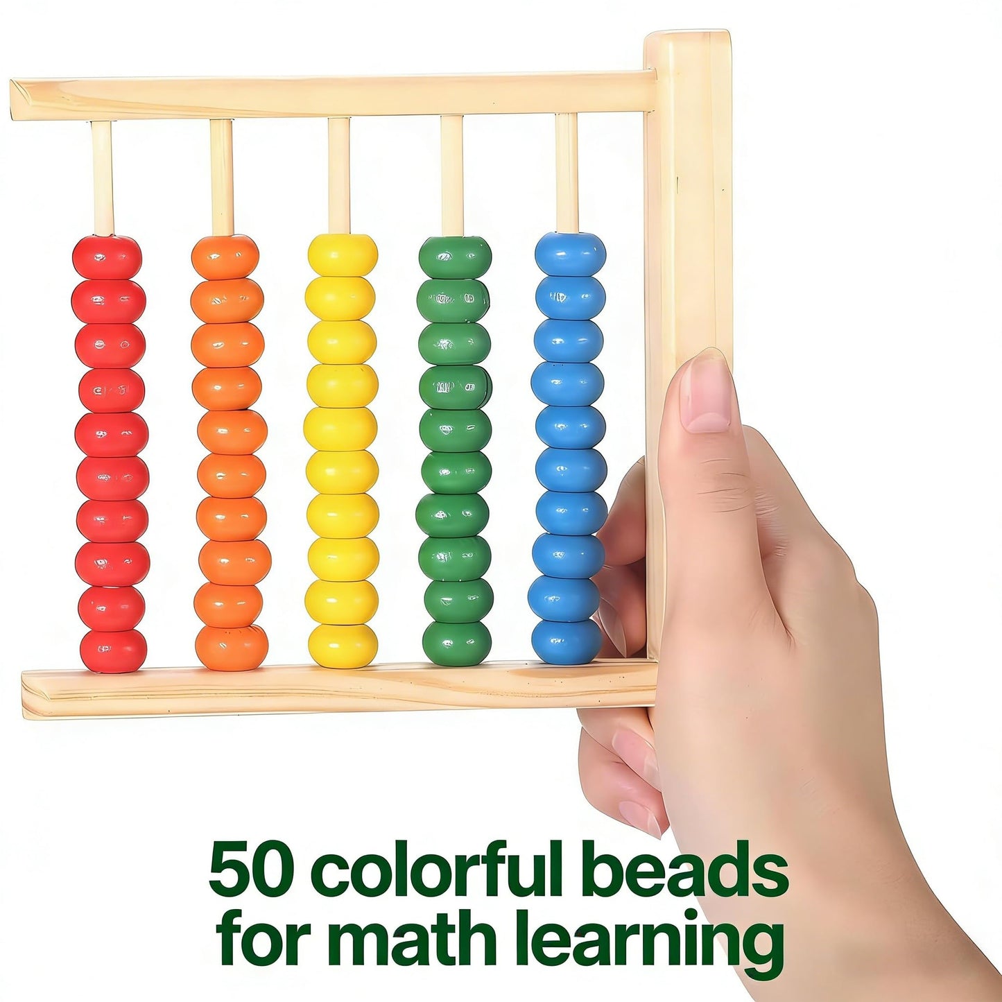 MAGIKON Miniature Counting Frame,5 Rows,Learning Mathematics Abacus