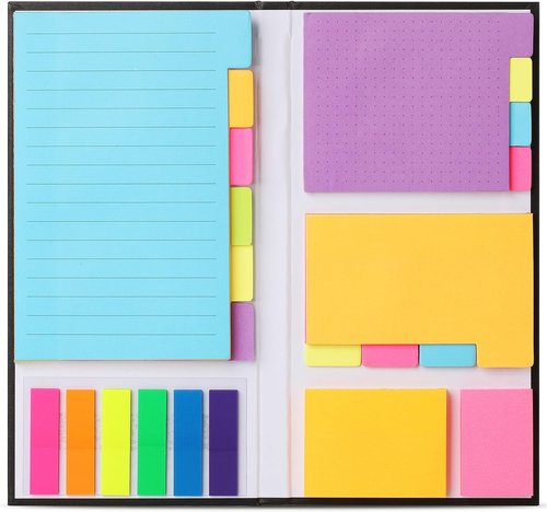 Mr. Pen Sticky Notes Set - 410 Pack of Colorful Planner Dividers & Book Tabs for School & Office