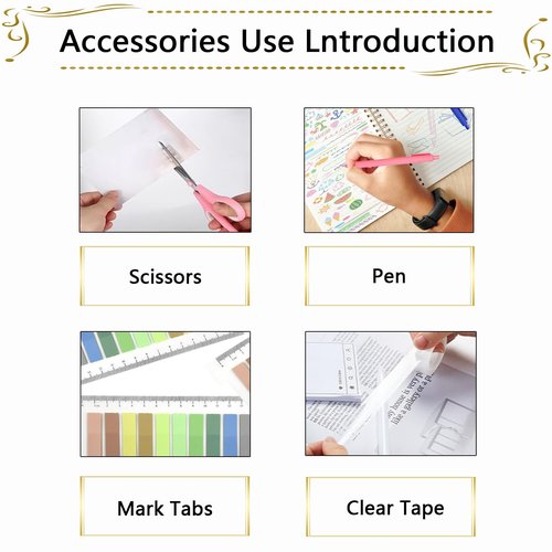 Office Supplies Set,Desk Accessories,Stapler and Tape Dispenser Set,1000 Staples,Staple Remover,Hinder Clips,Scissor,Index Tabs,Clear Tape,Ballpoint Pen,Gifts for Colleagues(Pink)