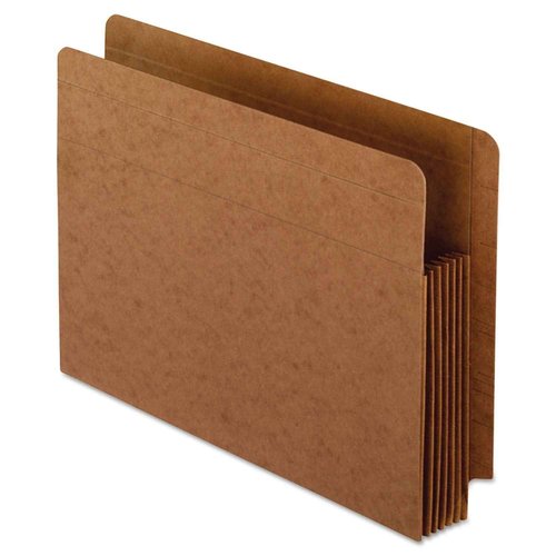 Pendaflex 95363 Heavy-Duty End Tab File Pockets, Straight Cut, 1 Pocket, Letter, Brown (Box of 10), Red