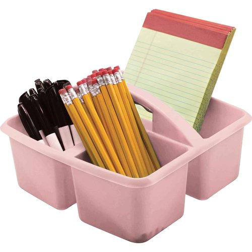 Teacher Created Resources® Storage Caddy, Light Pink (Pack of 3)