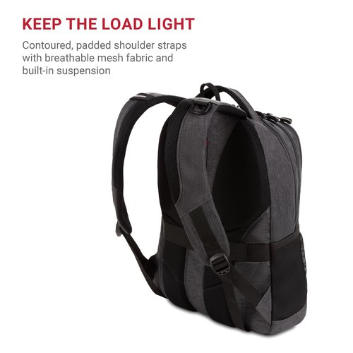 SwissGear Cecil 5505 Laptop Backpack, Charcoal, 18-Inch