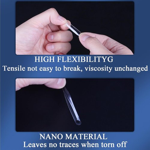 Skiennix Adhesive Stick Dots - Two-Sided Mounting Putty for Wall Hanging Crafts | Clean & Removable (1.2" x 1.2")