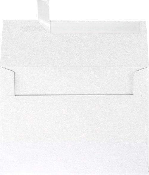 LUXPaper A7 Invitation Envelopes - Peel & Press Crystal Metallic | 5 1/4" x 7 1/4" | 80lb Text | 50 Pack