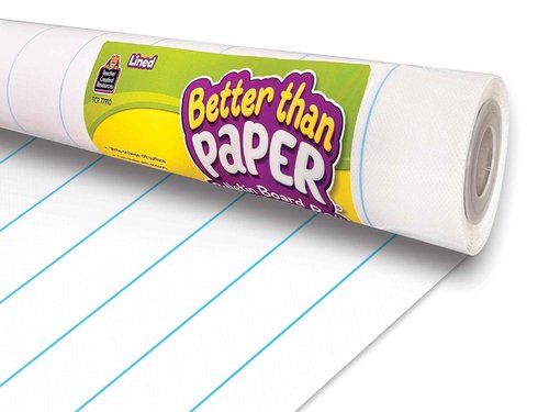 Teacher Created Resources Lined Better Than Paper Bulletin Board Roll and Fun Size Better Than Paper Bulletin Board Roll 1" Grid