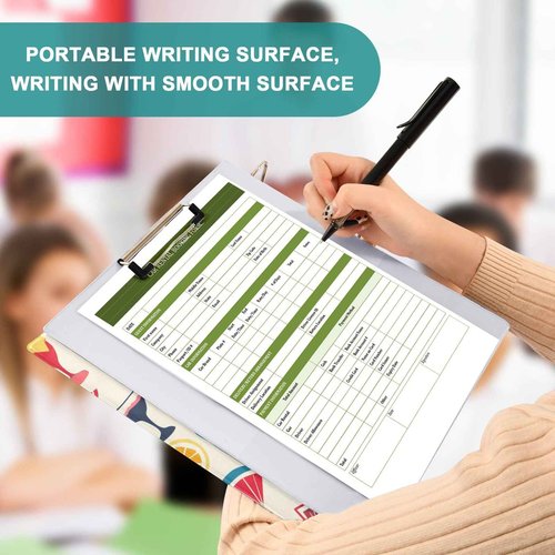 3 Ring Binders Fun Cute Beach Bar Icons 1.5in Binder Round Rings Holds 200 Sheets with Interior Clear Pockets Clipboard for Office School Work,2 Pack