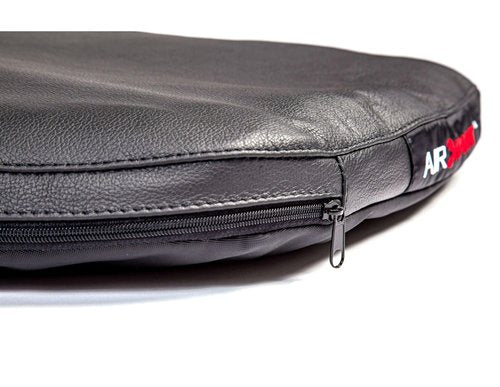 Airhawk Ergonomic Office/Chair Seat Cushions with Leather Cover for Desk, Stadium Seats, Construction, Airlines, Car & Truck Driver Use, Pressure Relief, Posture Support