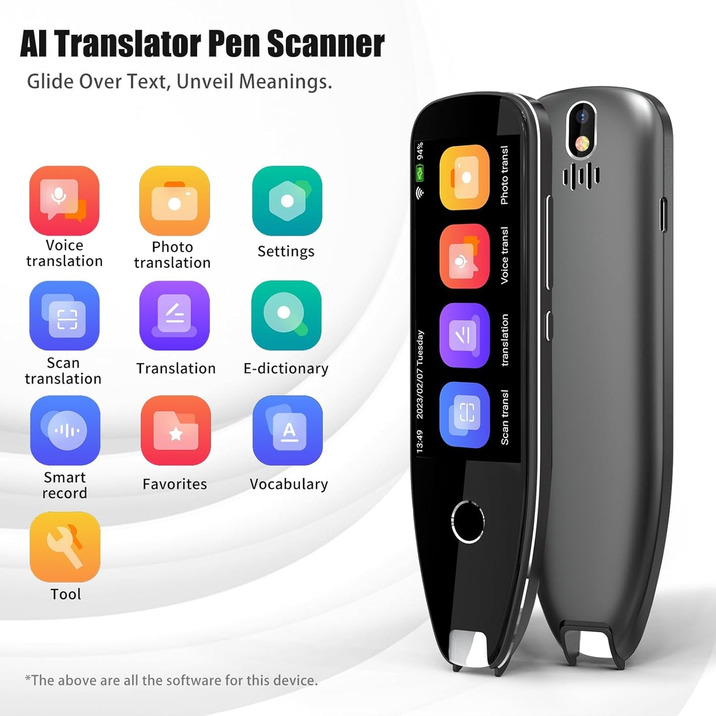 Translation Pen | Dyslexia Reading Tool for Kids - Text to Speech & 130+ Languages Support