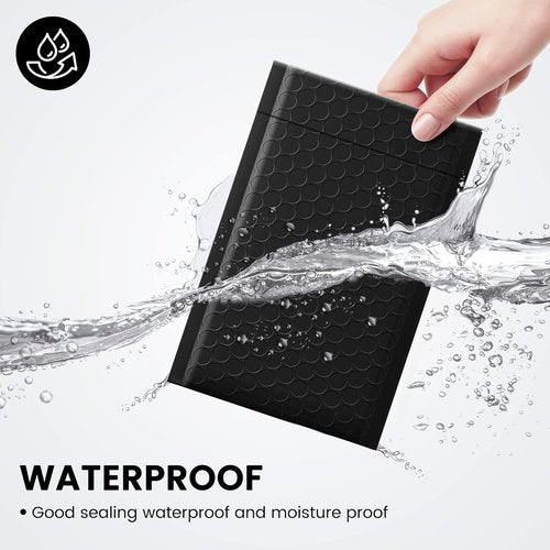 Fuxury Bubble Mailers | 800 Pcs Waterproof Padded Envelopes - 4x8" Size for Jewelry & Makeup Shipping