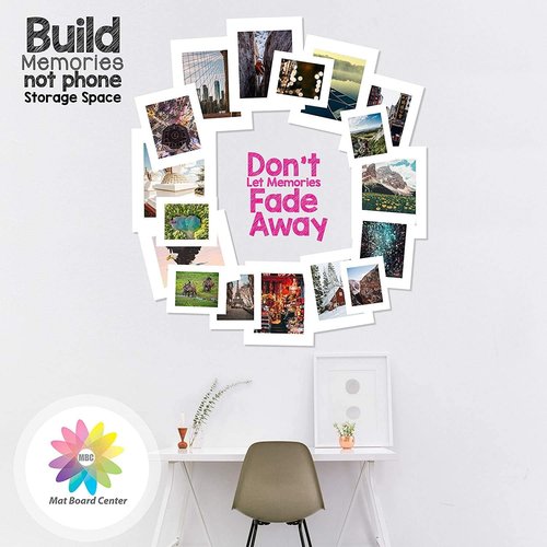 Mat Board Center | Pack of 10 Acid-Free 18x24 White Uncut Mat Boards for Frames & Photos