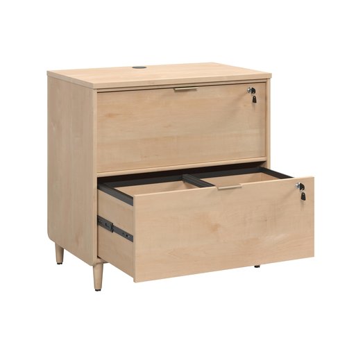 Sauder Clifford Place 2-Drawer Lateral File Cabinet, Natural Maple Finish